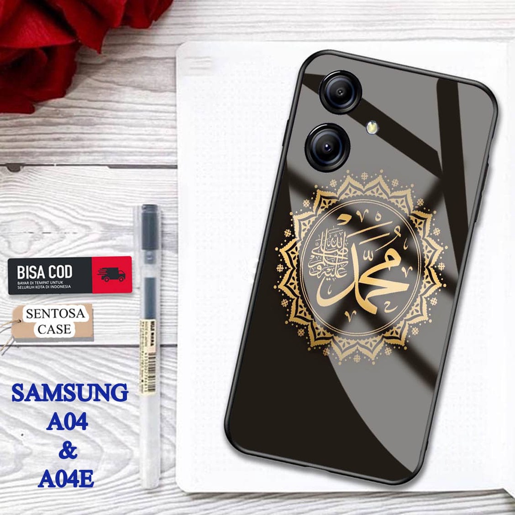 Softcase Glass Kaca SAMSUNG A04 & A04E - Casing HP SAMSUNG A04 & A04E [ S75 ].