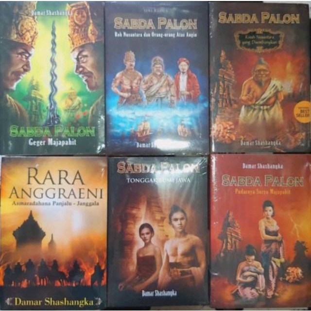 PAKET BUKU DAMAR SHASHANGKA - ILMU JAWA KUNO, SABDO PALON ROH NUSANTARA DAN ORANG ATAS ANGIN, TONGGAK BUMI JAWA, PUDARNYA PESONA MAJAPAHIT DI AKSARA AVICENNA, GEGER MAJAPAHIT, KISAH NUSANTARA YANG DISEMBUNYIKAN [ORIGINAL]