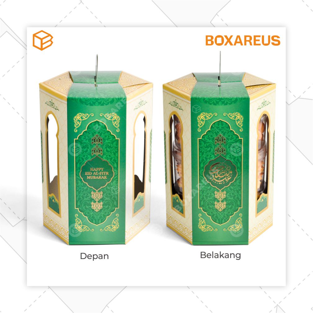 Idul Fitri, Box Lebaran, Packaging, Dus, Toples Box, Kotak - TBIF03 21