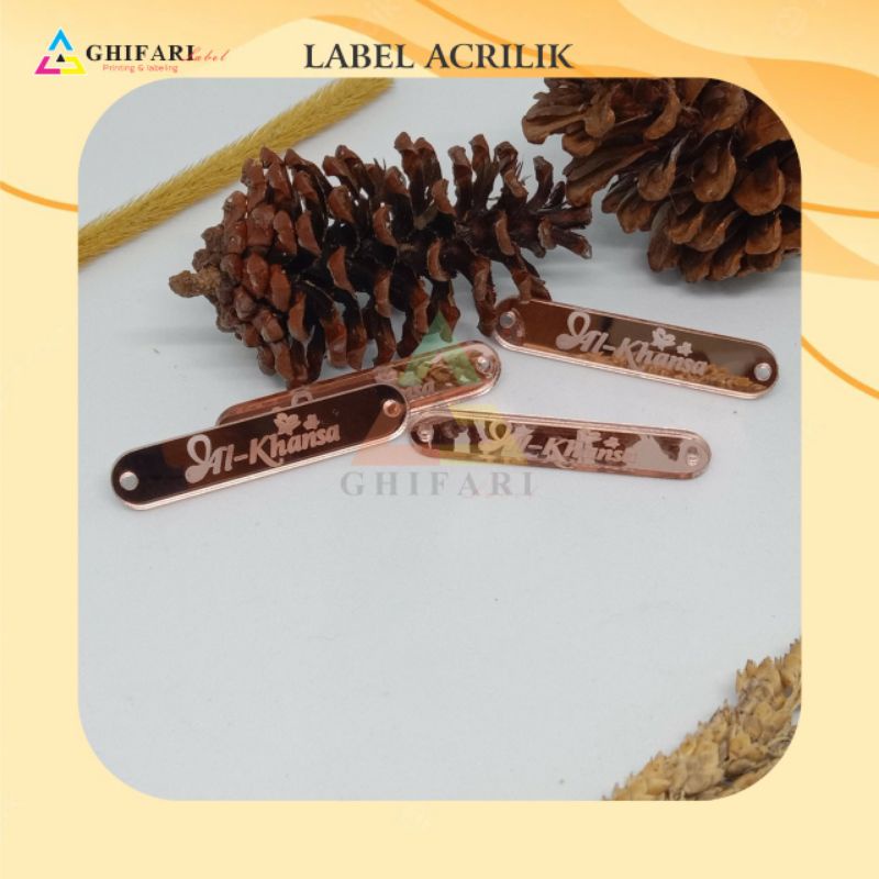 

Label Akrilik/ Label ACRYLIC/ label hijab/label gamis