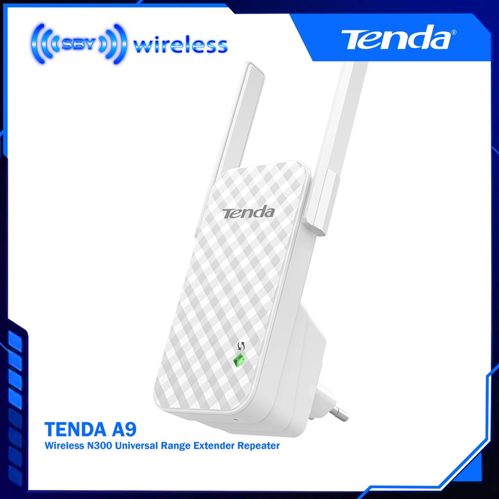 Tenda A9 Wireless N300 Universal Range Extender Repeater