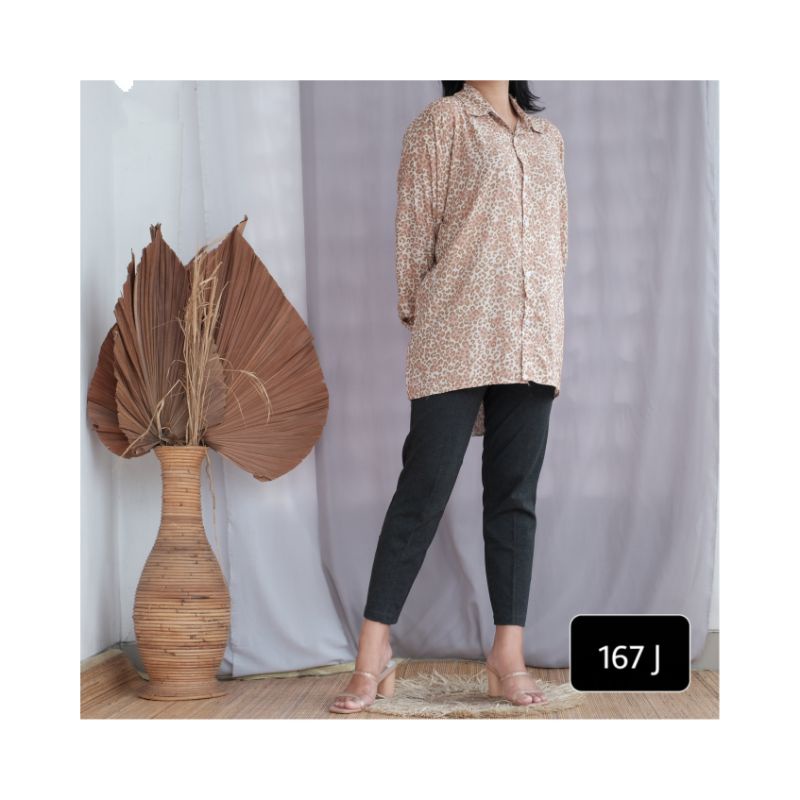 kemeja rayon oversize