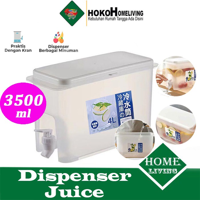 Jual HOKO Dispenser Kulkas 3.5 Liter / Dispenser Jus Juice Portable ...