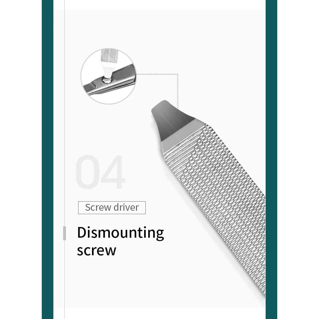 ( 100% BARANG ORI ) MR.GREEN Gunting Kuku Multifungsi Stainless Steel 6 in 1 - Mr-1098