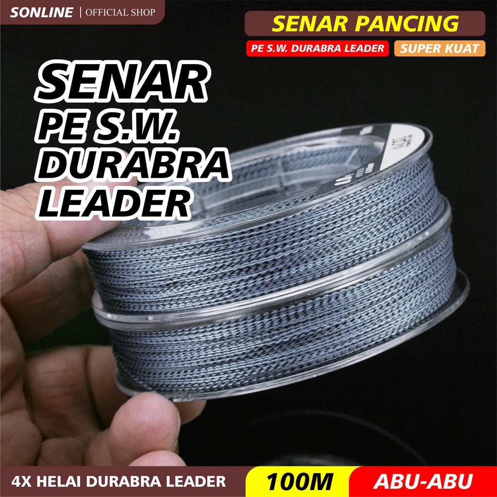SONLINE Tali Pancing 100M Senar Pancing Fishing Line Strength 3.10kg-18.5kg Sangat kuat 100Meters Tali Pancing SW