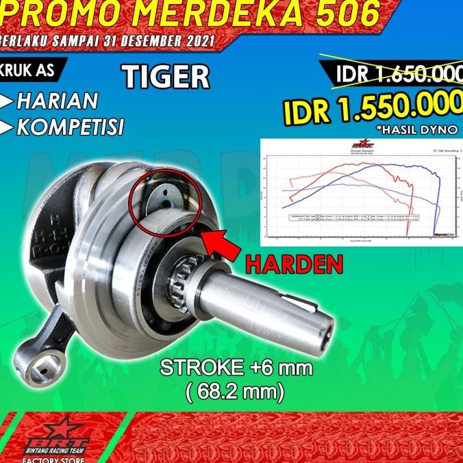 Kruk As BRT Honda Tiger Stroke up +6mm