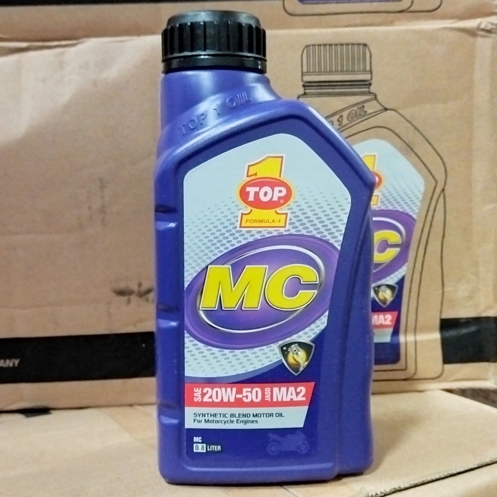 OLI MESIN MOTOR TOP 1 / TOP1 / TOP ONE MC 20W-50 800 ML