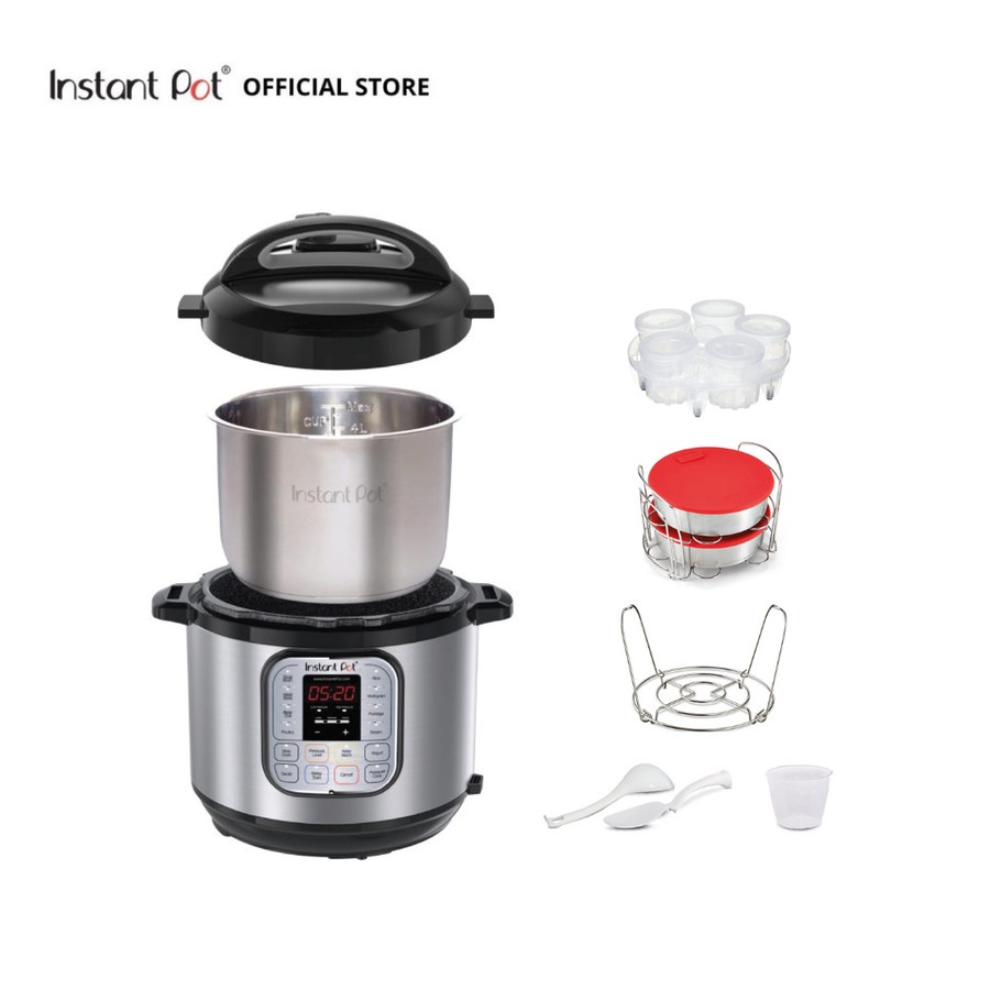 Instant Pot Duo 9 in 1 Slow Cooker 6 Quart (5,7 L) Stainless Steel Black