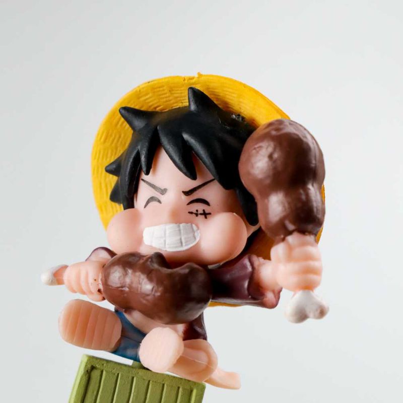 Action Figure One Piece 9 PCS Chibi Model 59 Luffy Zoro Sanji Robin Nami Franky Brook Chopper Ussop