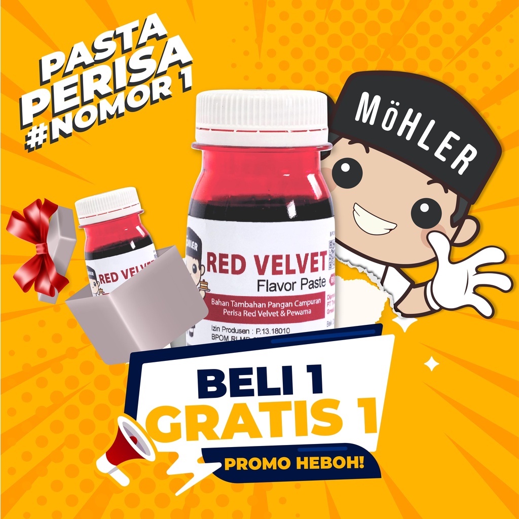 

Promo terbaru PASTA PERISA PEWARNA RED VELVET 100GR