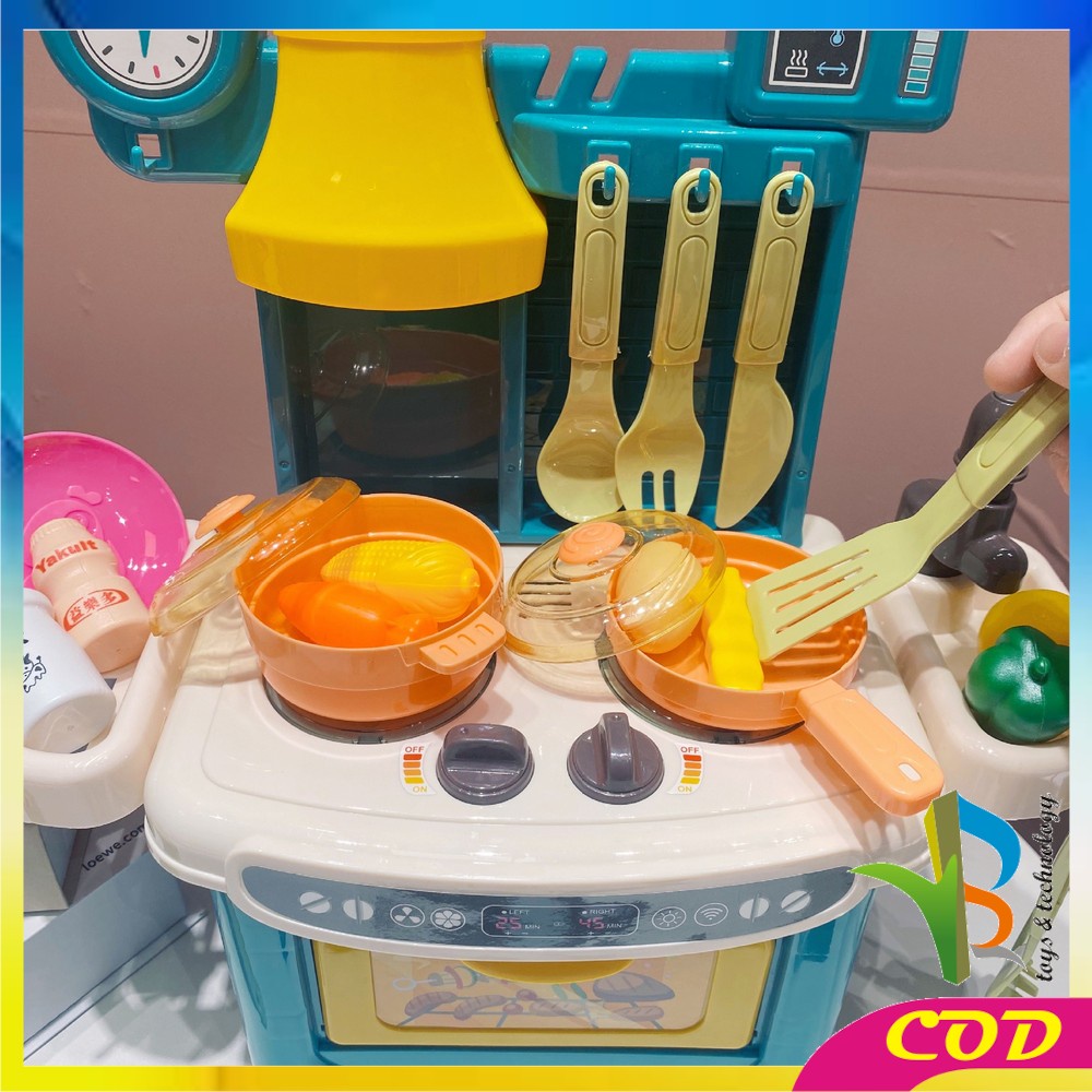 RB-M260 Mainan Anak Kitchen Set Mini Isi 36PCS Mainan Anak Perempuan Masak Masakan Lengkap Kitchenware 8038