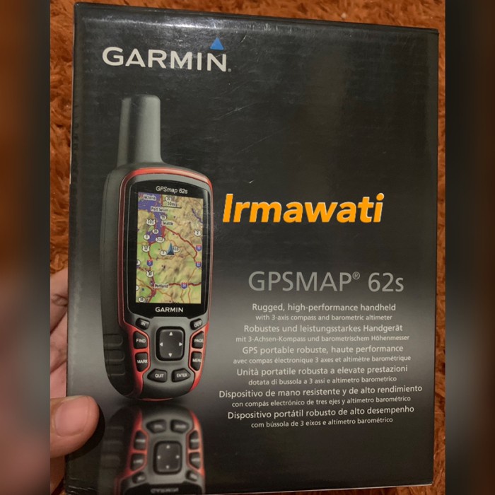 Garmin GPSmap 62s baru