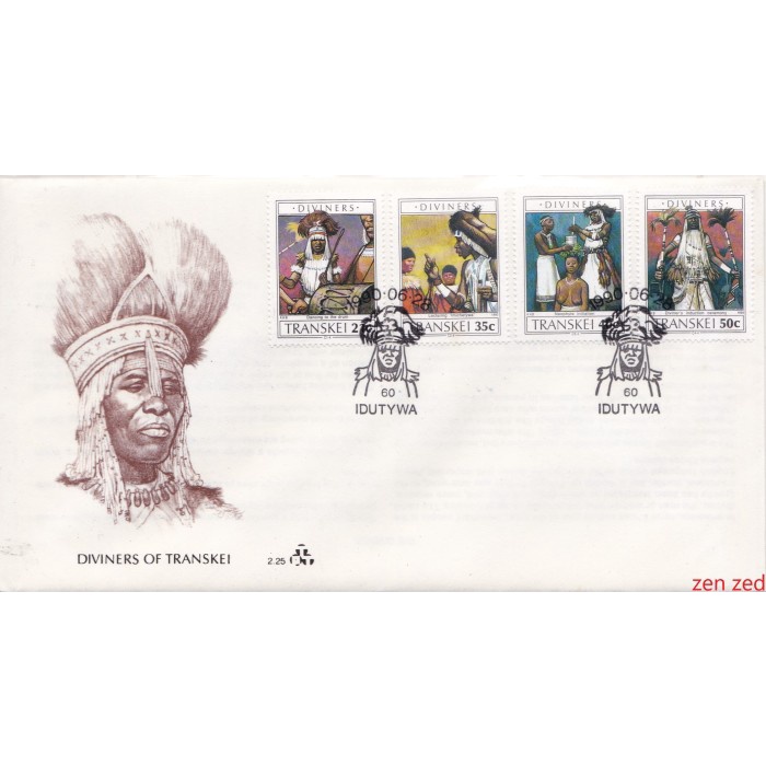 

A715 Prangko Transkei FDC 1990 Diviners 1 Pcs