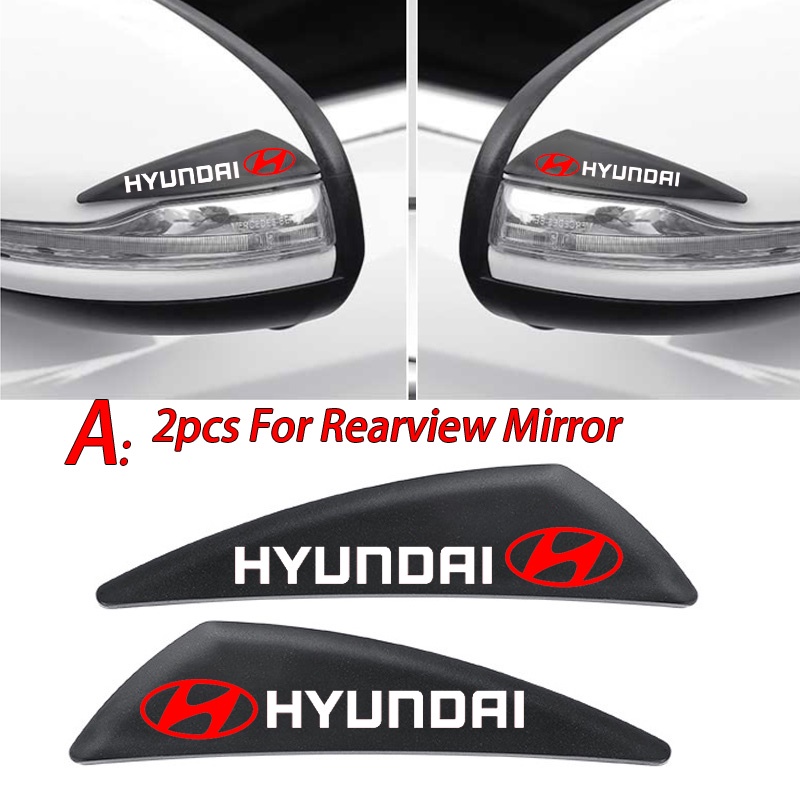 Pinggiran Pintu Mobil Anti Gores Tabrak (Penebalan) Stiker Perlindungan Sudut Stiker Karet Silicon Untuk Hyundai i10 Kona Getz Aksen Elantra Tucson I30 Santafe Creta ix35 I20 I40