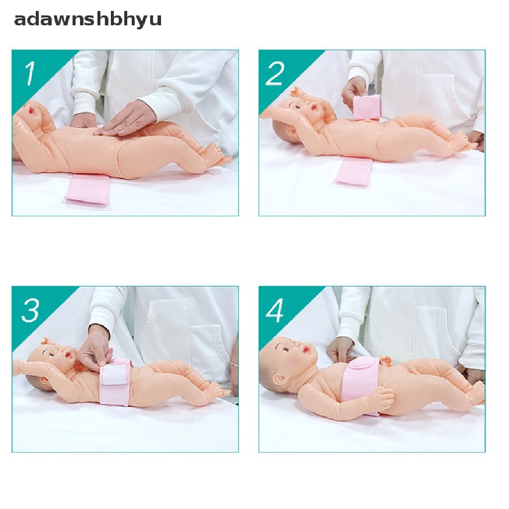 Adawnshbhyu 2pcs Sabuk Perawatan Terapi Hernia Umbilical Breathable Bag Tali Katun Elastis ID