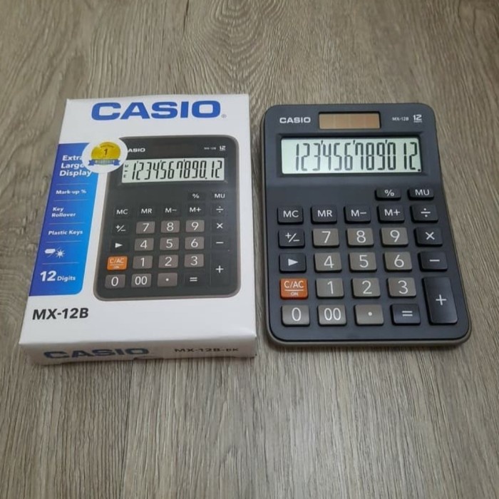 

CALCULATOR / KALKULATOR CASIO MZ-12S / MX-12B MERK: CASIO 12 DIGIT #ORIGINAL