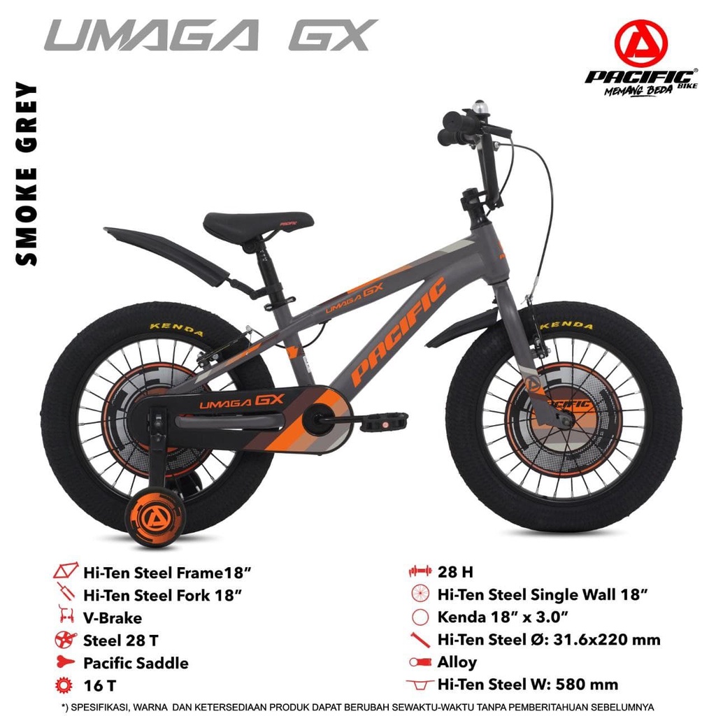 Sepeda BMX 18" Pacific Umaga GX