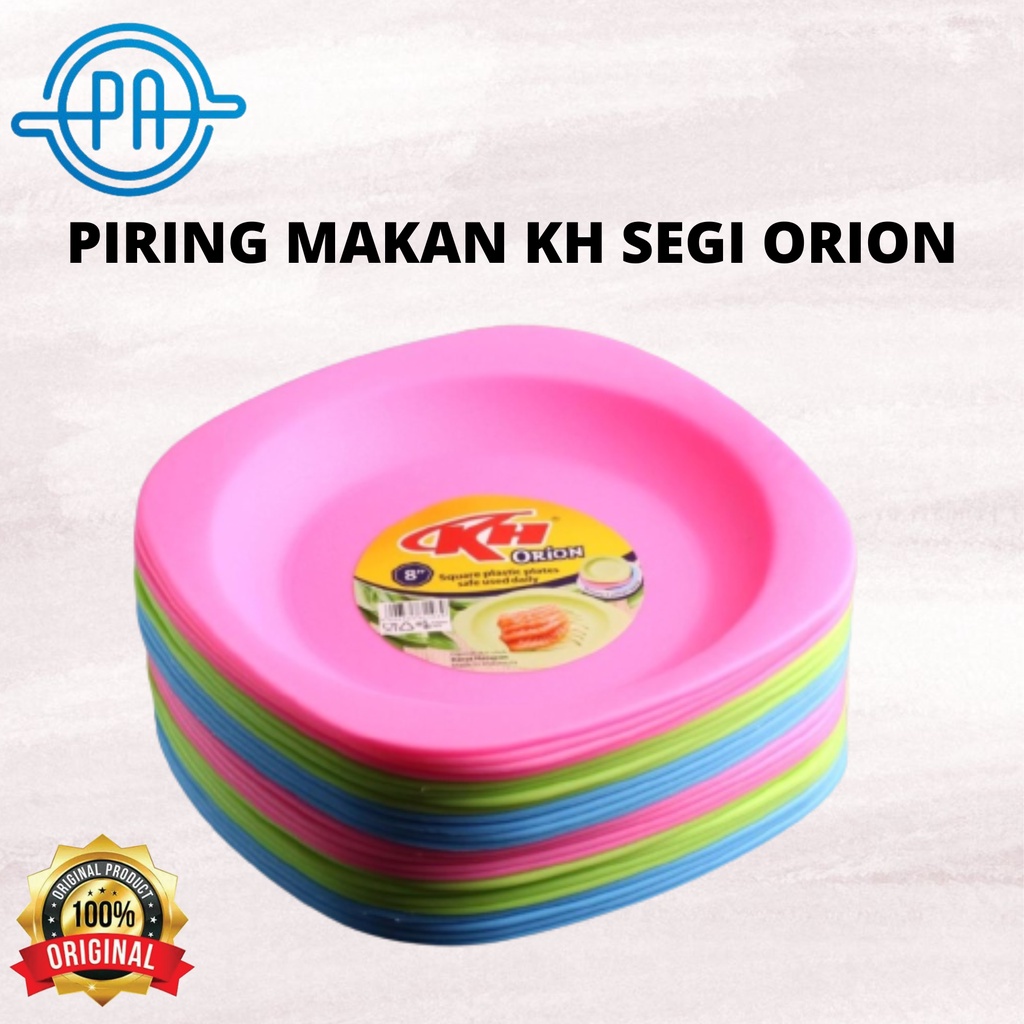 MURAH PIRING MAKAN KH SEGI ORION UKURAN 8 INCH DAN 9 INCH