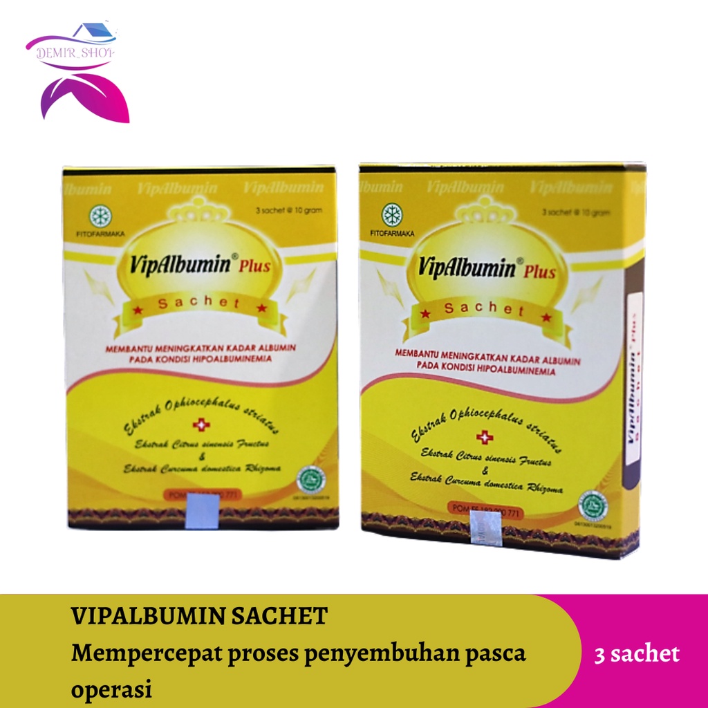 VipAlbumin Plus Sachet / Ekstrak Ikan Gabus