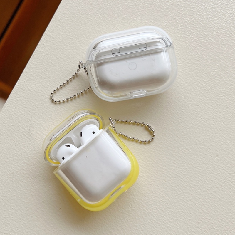 Airpods Jelly Cair TPU Keras Dan Transparan1 2 3 Wireless Earmuff Pro Pelindung Case