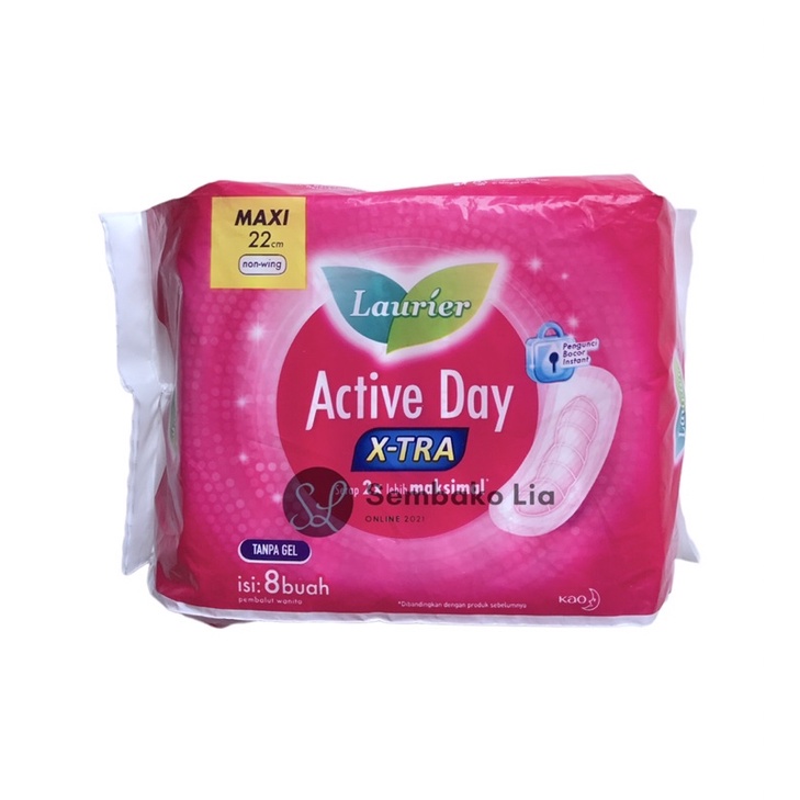 Laurier Active Day Pembalut Wanita Laurier Super Maxi