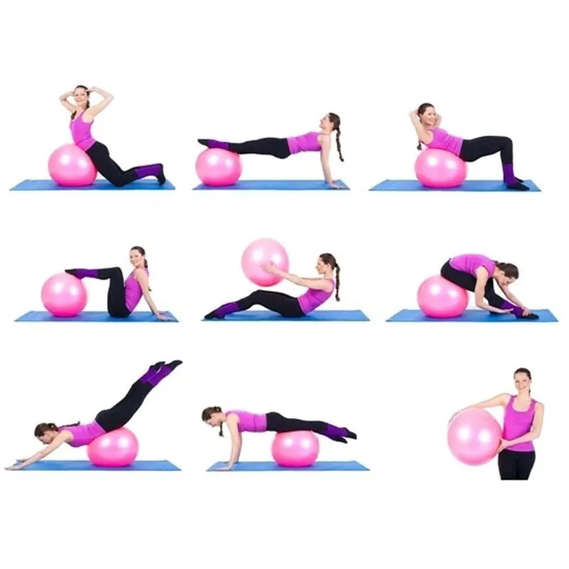 Gym Ball / Bola Fitness / Bola Yoga Diameter 55CM 65CM 75CM / GymBall Alat Fitness Pilates Ball Fitnes Senam Olahraga / Bola Ibu Hamil
