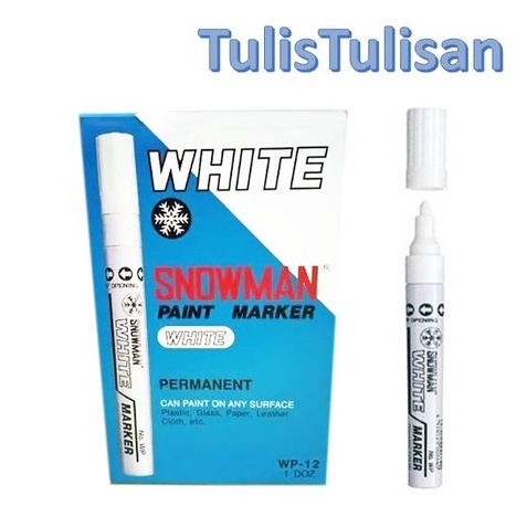 

Spidol Putih White Paint Marker Snowman
