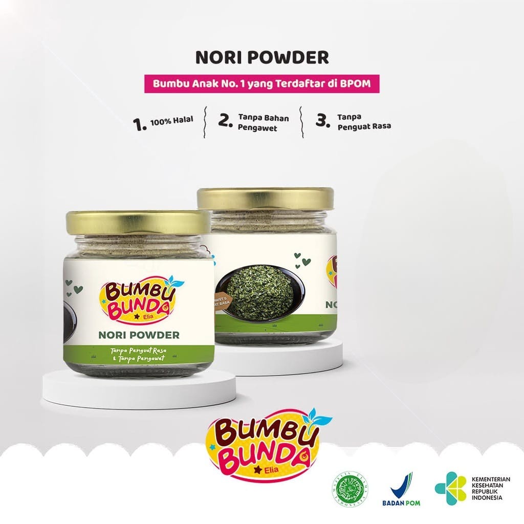 Bumbu Bunda Organic Nori Powder 40g - Bumbu Anak Non MSG / BB-ON