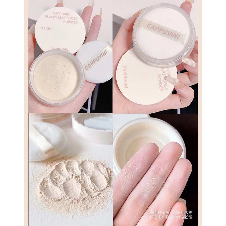 Oil Control Loose Powder Natural Bedak Super Fine Loose Powder - Bedak Tabu