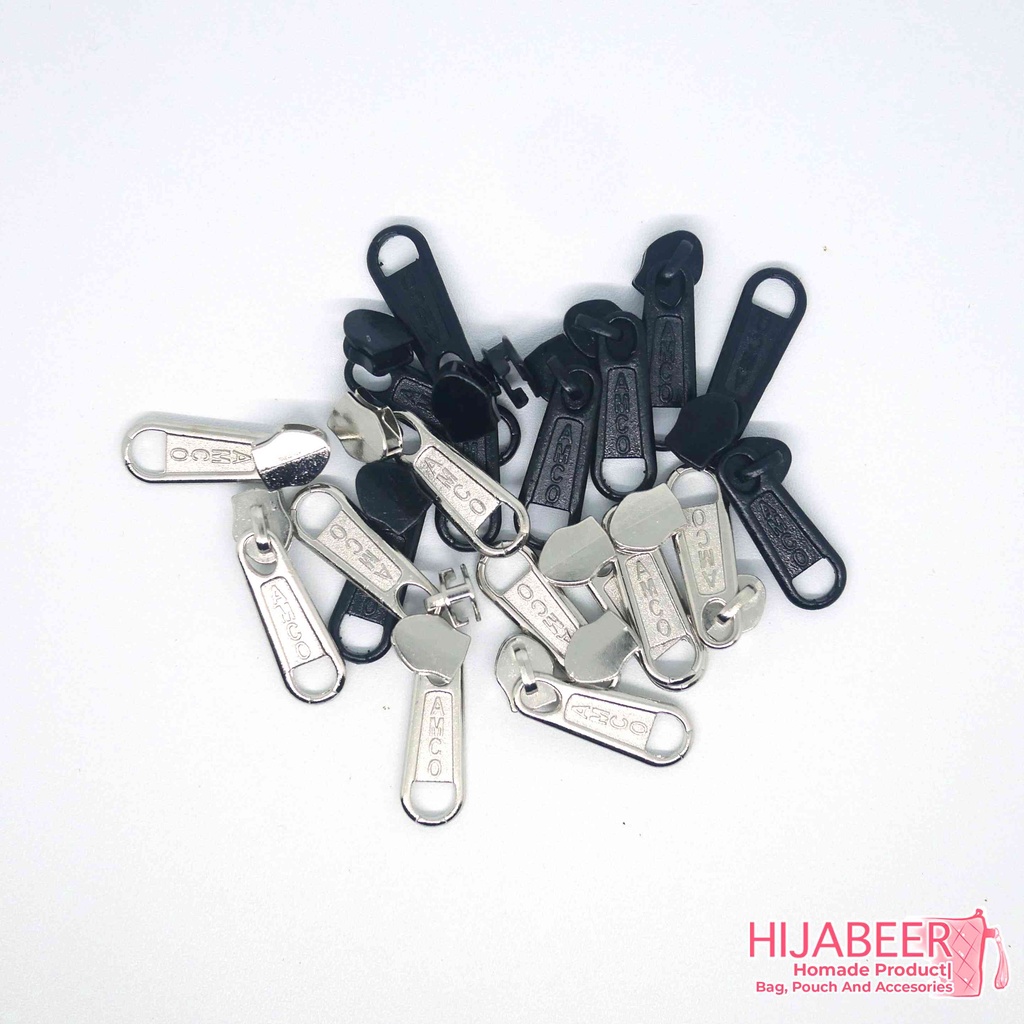 10pcs Kepala resleting no 5 AMCO - Aksesoris Garment