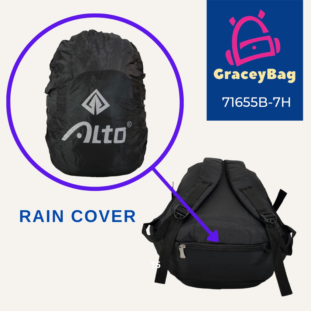 Gracey Bag 71655B/71555B Tas Ransel Sekolah Anak Laki-laki Alto Size Kecil 16&quot;