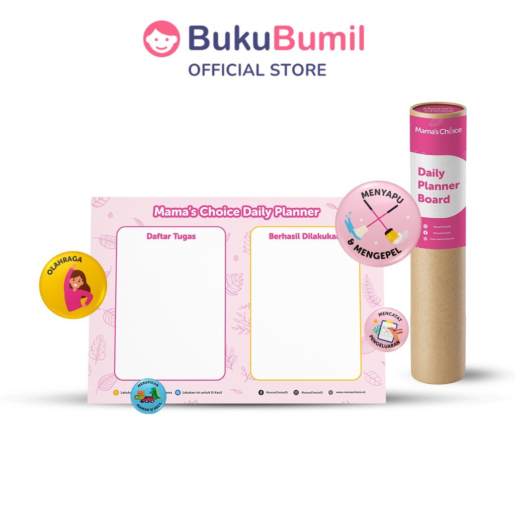 

Perlengkapan Ibu Hamil & Bayi Daily Planner Board