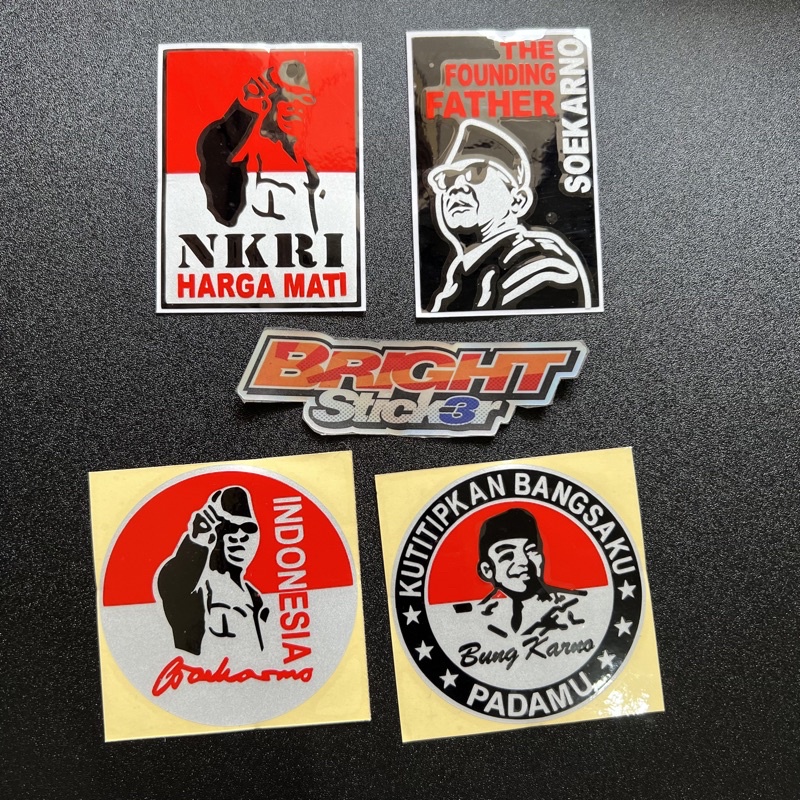 STICKER stiker SOEKARNO Cutting