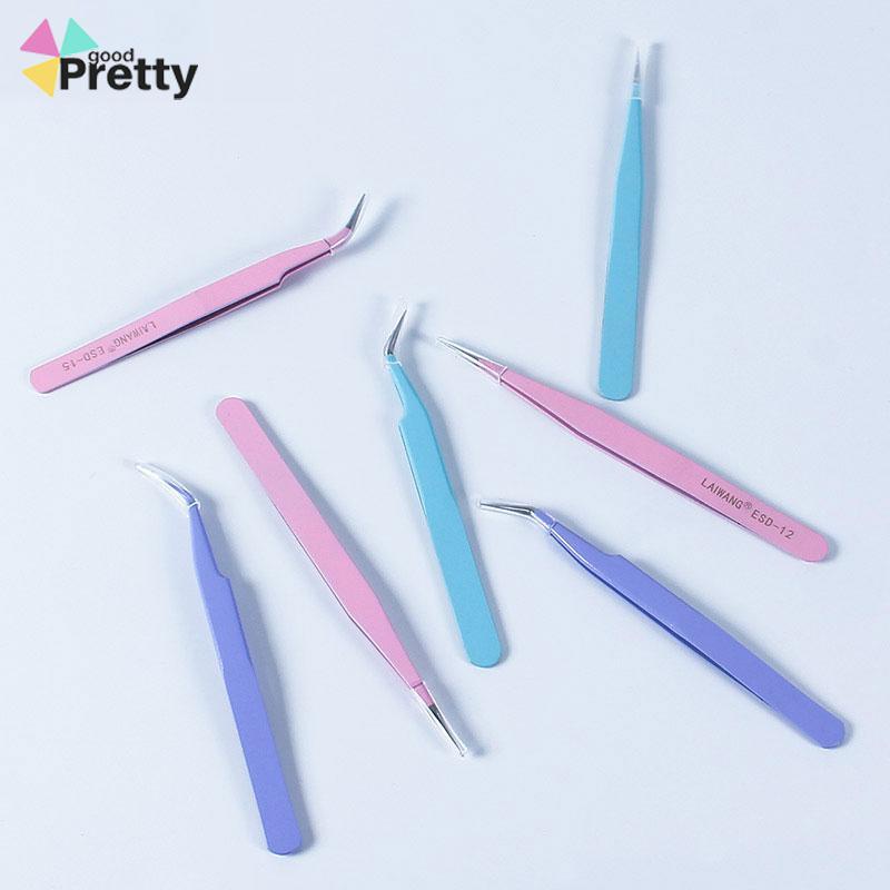 Pinset Lengkung Gundam Stiker Scrapbook Tools Warna Pastel Lucu Tweezer Sticker Pinset - PD