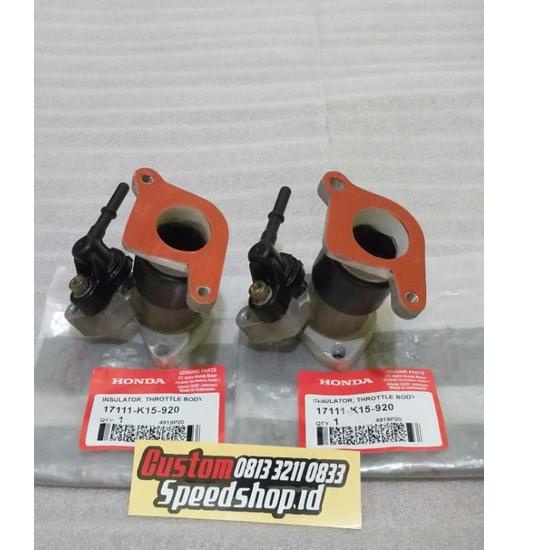 Borong Terkini Intake Manifold Downdraft Beat Scoopy Vario125/150 dll.Downdraft beat scoopy vario