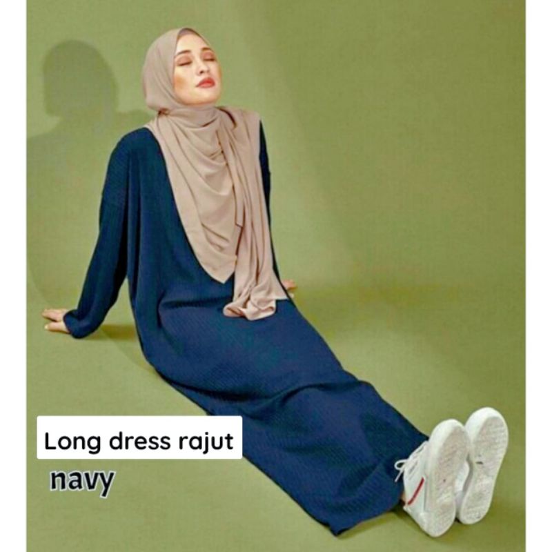 Long dress/Long dress rajut/dress rajut/dress panjang rajut/rajut panjang/gamis rajut/baju panjang r