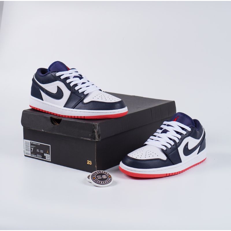 Sepatu Nike Jordan 1 Low Obsidian Ember Glow