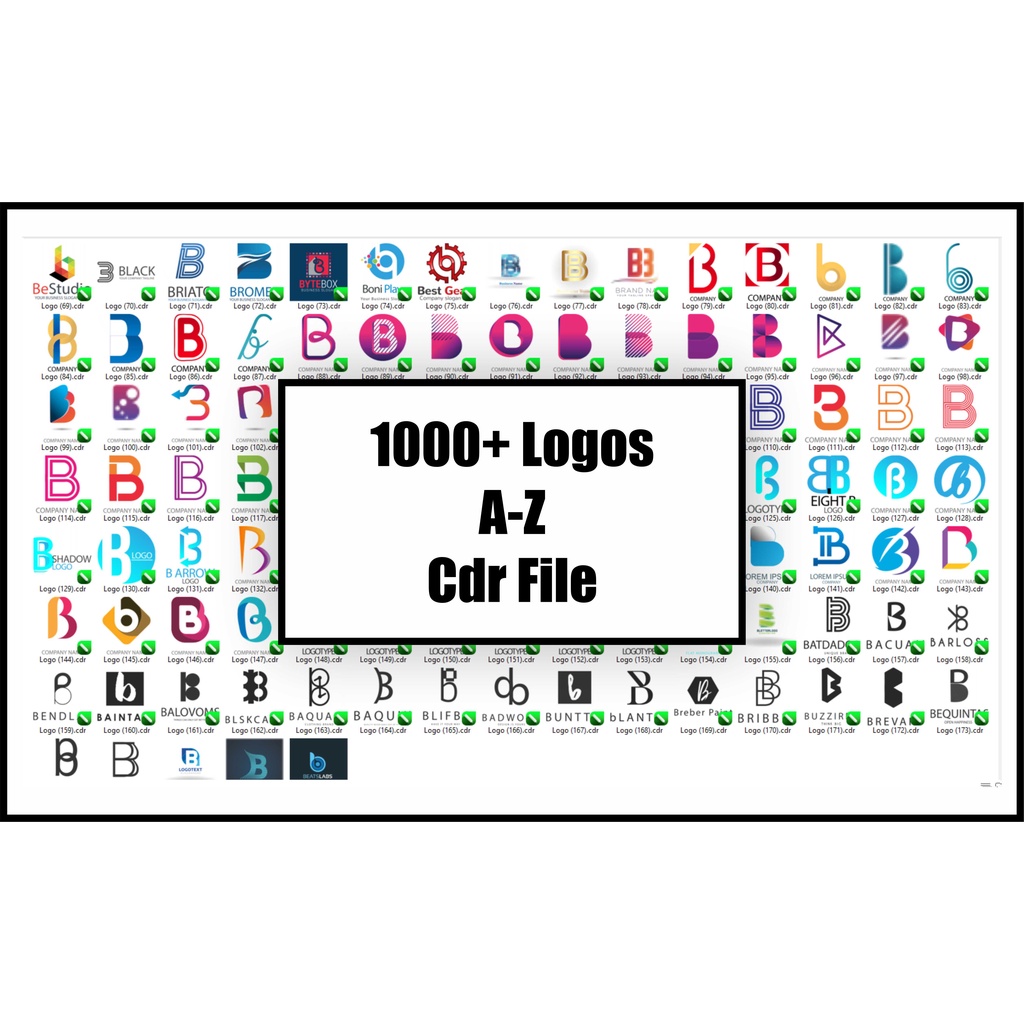 1000+ Logos A-Z Cdr File