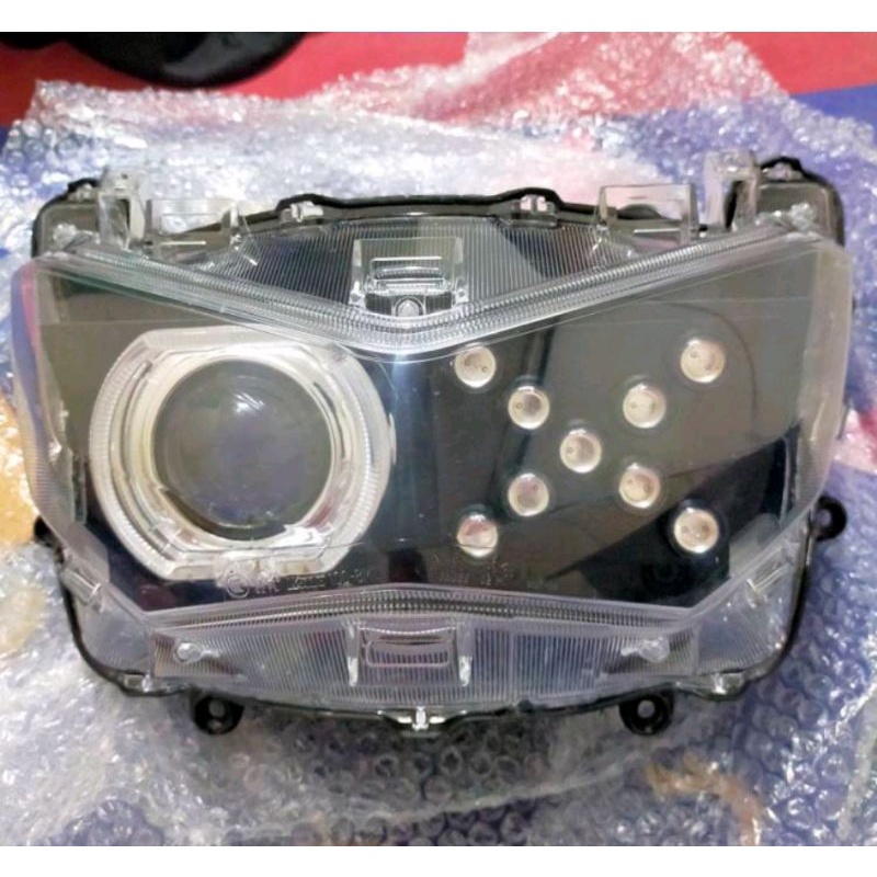 HEADLAMP CUSTOM PROJIE BILED AES WST TURBO SE ALL WEATHER DOUBLE LASER TURBO GEN 2 F002 UX1 UX2 UX3 