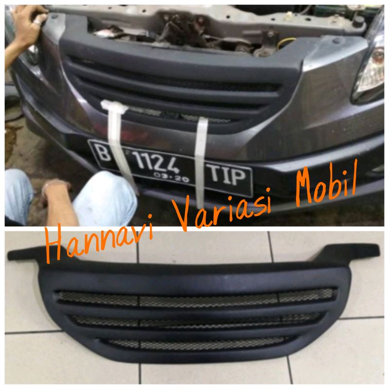 Grill Honda brio lama 2011 2012 2013 2014 2015 model garis elegan Gril
