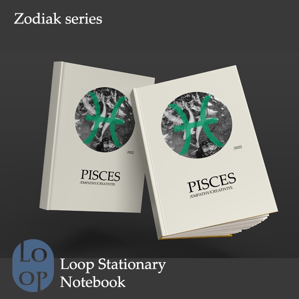 

[FREE CUSTOM BOOK] BUKU CATATAN AGENDA MURAH BERKUALITAS - ZODIAK SERIES - PISCES