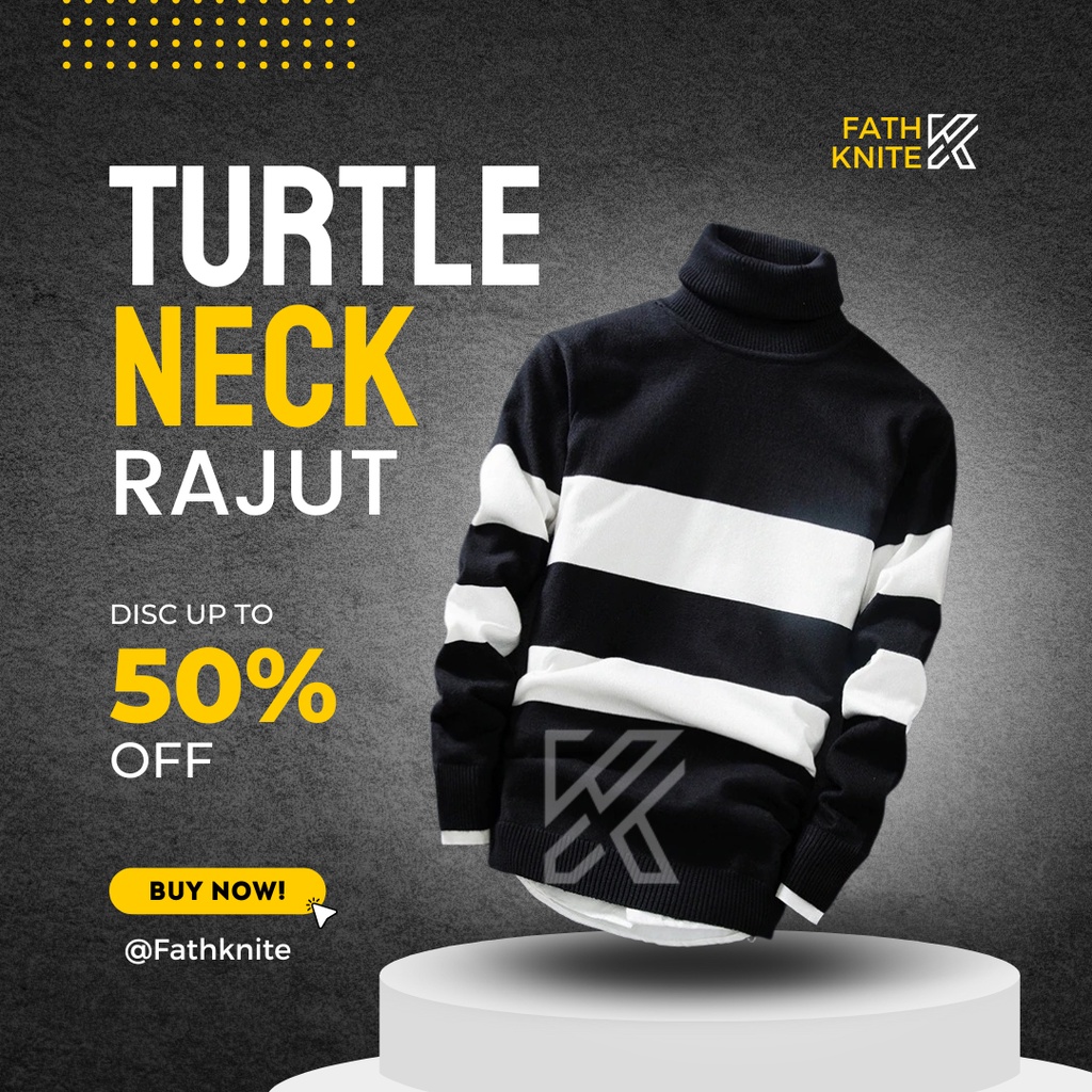 SWEATER RAJUT  PRIA BAHAN RAJUT LONG NECK KERAH TINGGI TURTLE NECK  MOTIF  GARIS baju pria lengan panjang/sweater rajut/turtleneck/kaos leher tinggi/jaket rajut/baju rajut/Lengan Panjang/Pria dan wanita/baju turtleneck/Leher panjang/Long neck/kerah tinggi