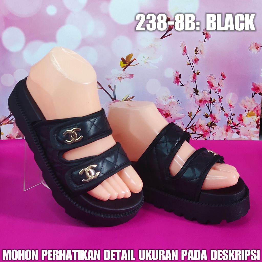 Sandal import perempuan 238 8B Anti slip dan air SDLWW