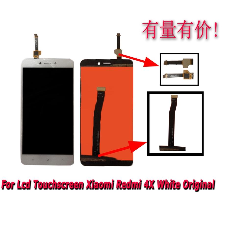 Murah Terpopuler LCD TOUCHSCREEN XIAOMI REDMI 4X - LCD TS XMI WHITE ORG