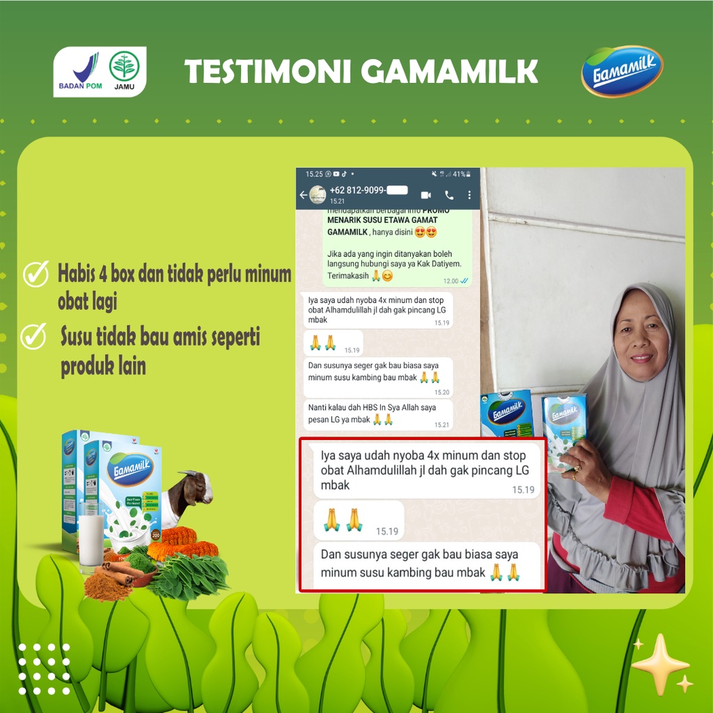 Gamamilk Susu Etawa Solusi Asam Lambung, Maag, dan Gerd Cocok Untuk Dewasa dan Anak