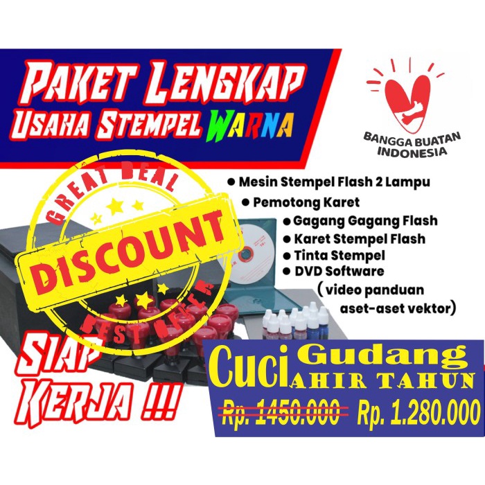 

Stm Paket Hemat Mesin Stempel Lampu U
