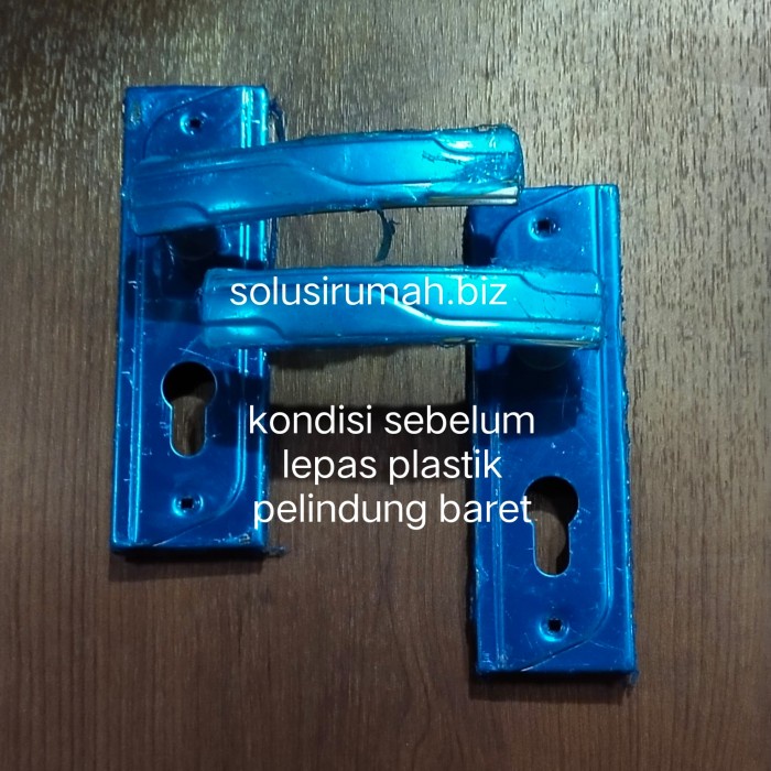 gagang kunci pintu 1pasang rumah ukuran handle kecil 15cm spare handel pegangan 15 cm x 5 cm an