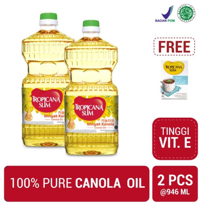 

FREE Mint Cocoa - Twin Pack: Tropicana Slim Minyak Kanola 946ml