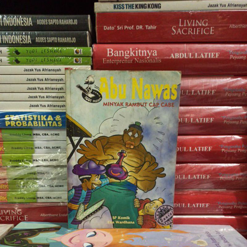 KOMIK ORIGINAL ABU NAWAS MINYAK RAMBUT CAP CABE KOMIK BEKAS