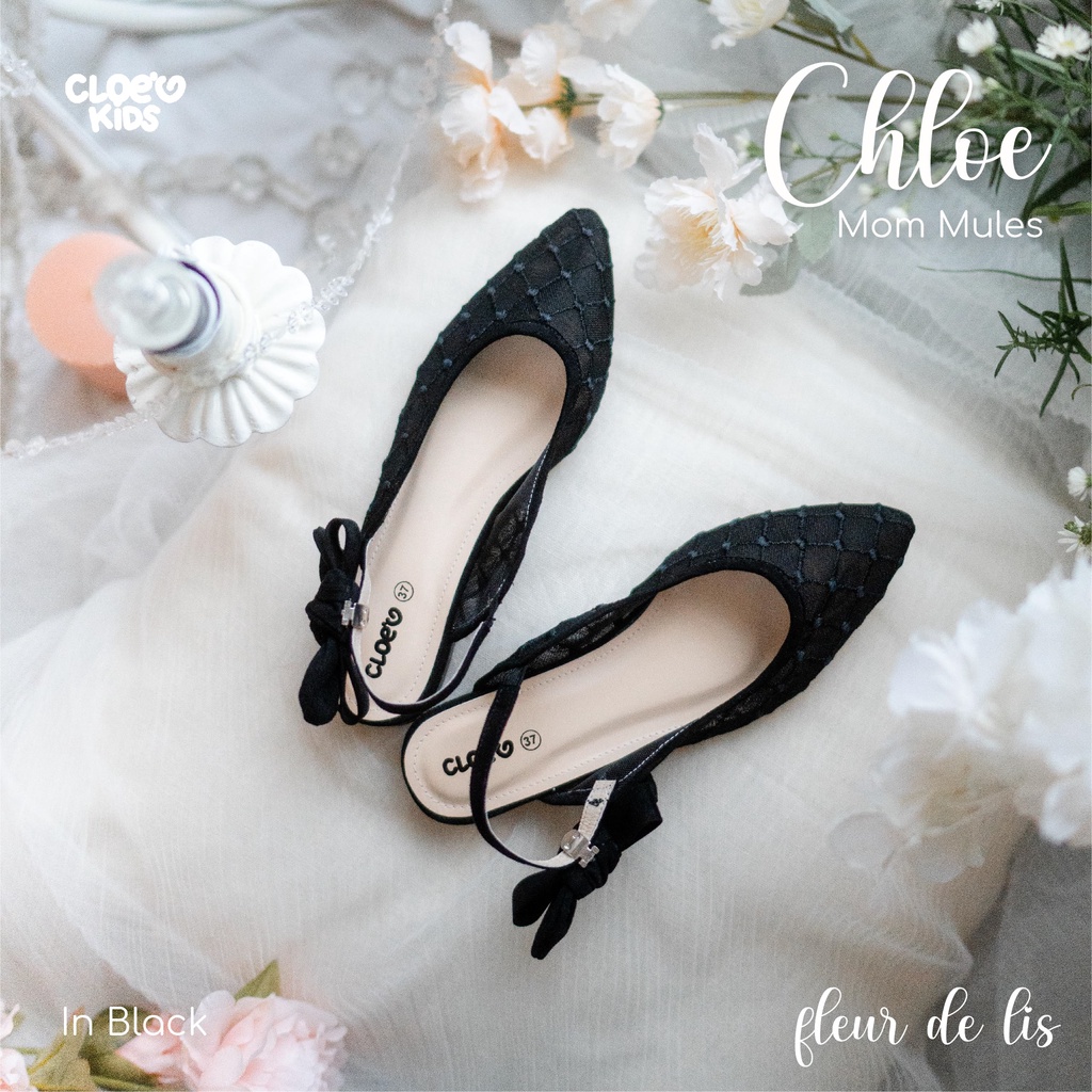 CLOEVKIDS - Mules Wanita Dewasa Chloe Mom Fleur De Liss